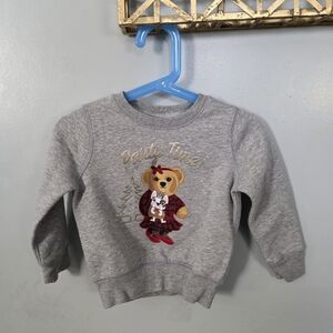 Gray Kids Sweatshirt with Bear Design from Ralph Lauren